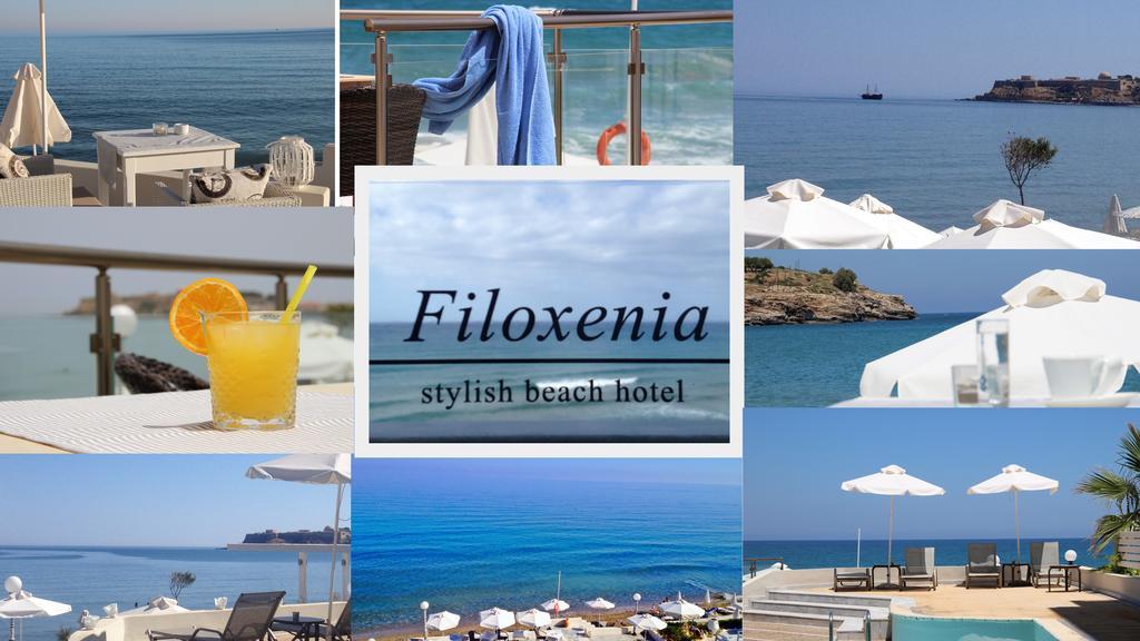 Filoxenia Beach Hotel Rethymno  Exterior photo